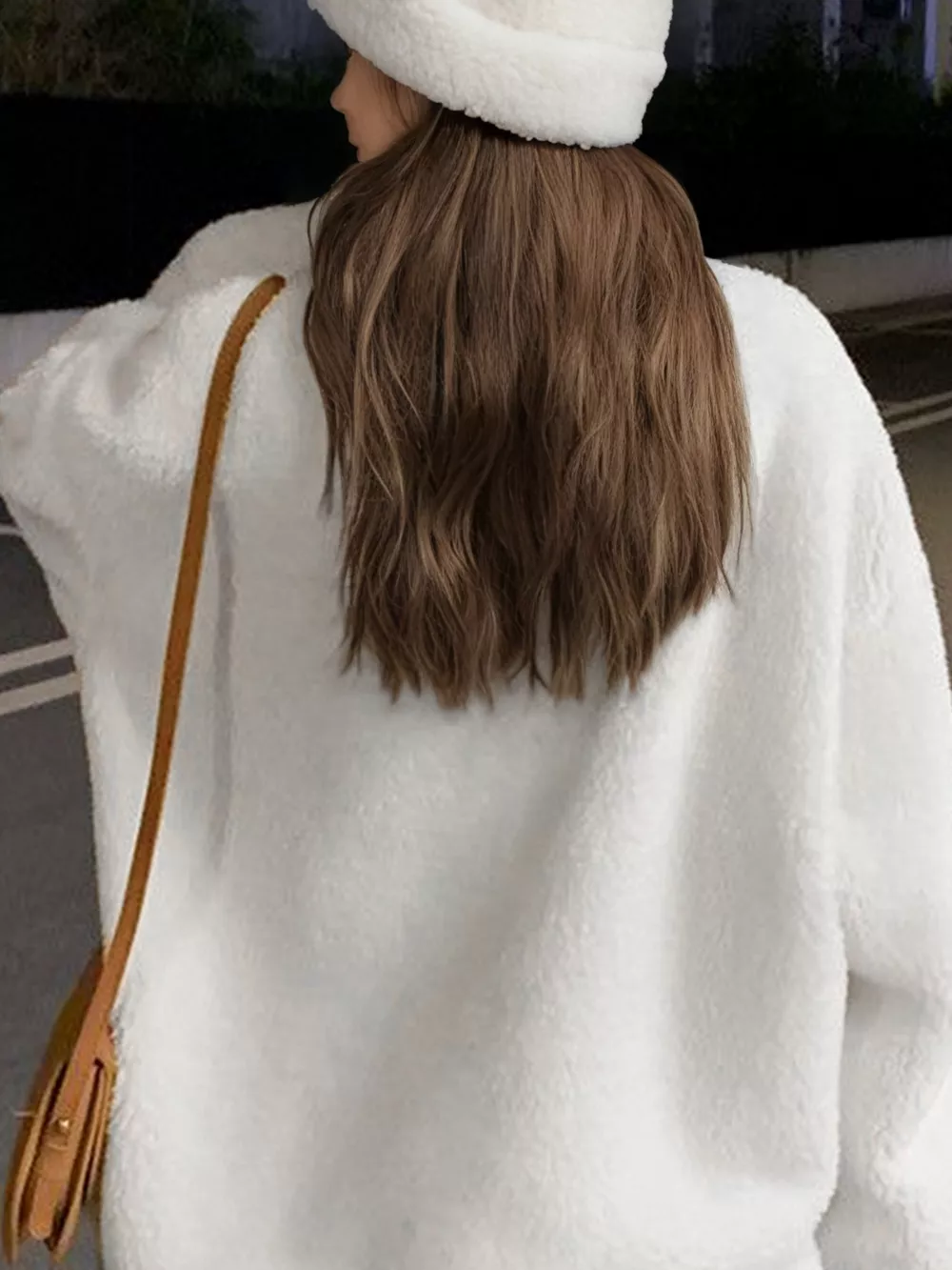 Sherpa Fleece Zip Up Outerwear, image 7