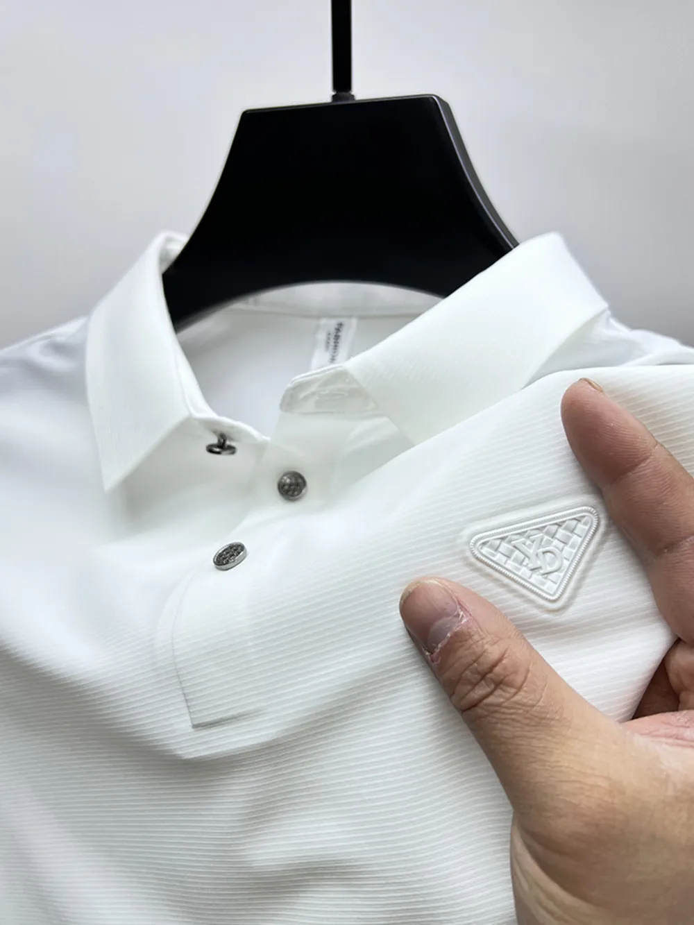 Men's Plus Size Short Sleeve Casual Polo with Classic Collar, image 3