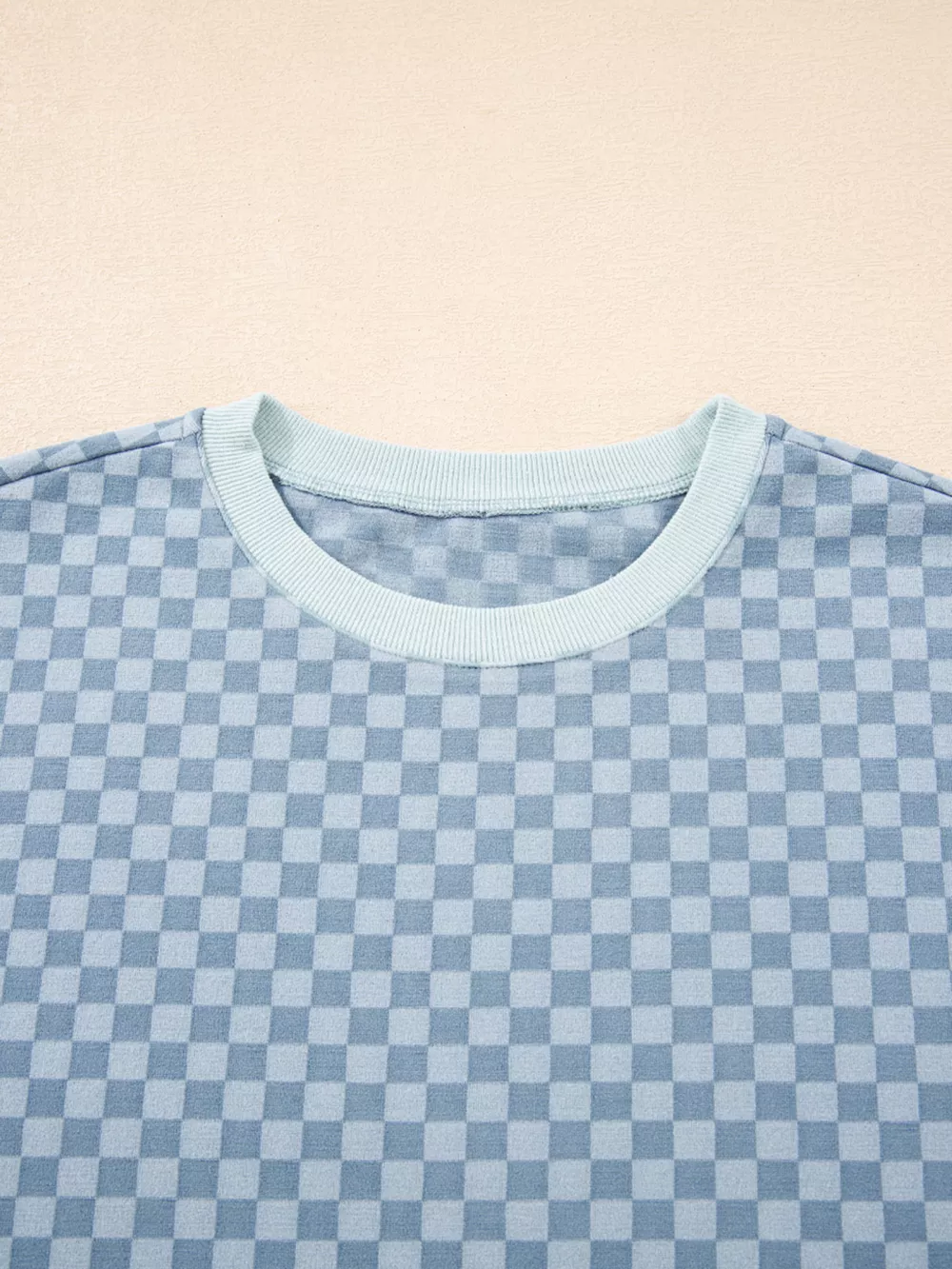 Checkerboard Long Sleeve Pullover and Shorts Set, image 21