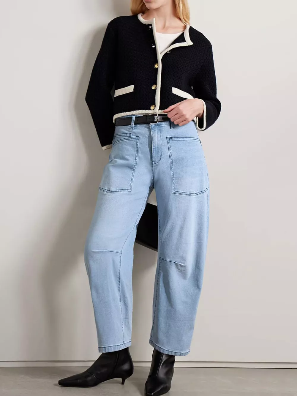 Wide-Leg Jeans with Patch Pockets, image 15