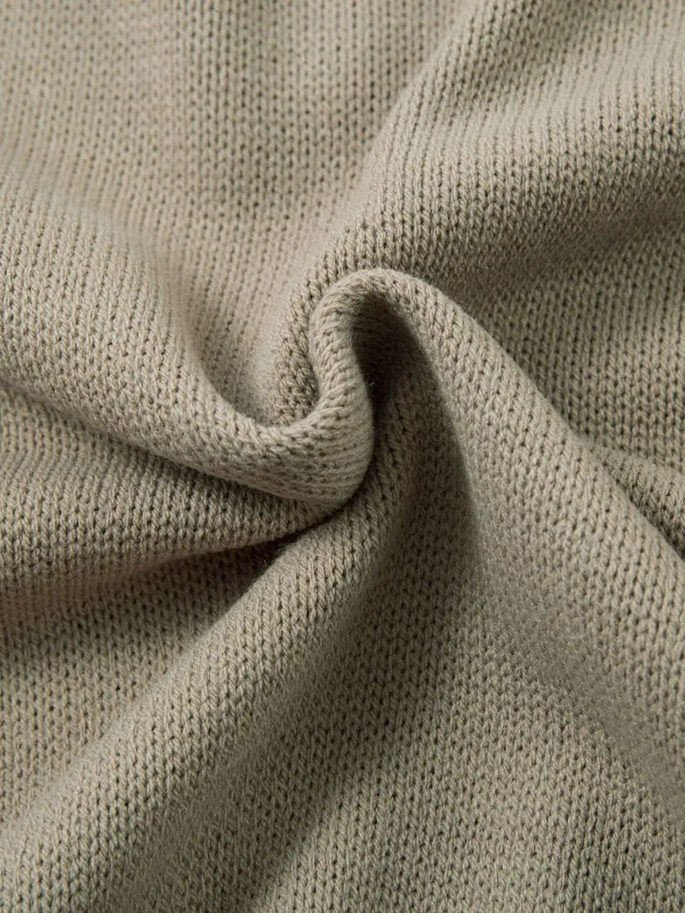 Men's Cable Knit Short Sleeve Knit Polo, image 13