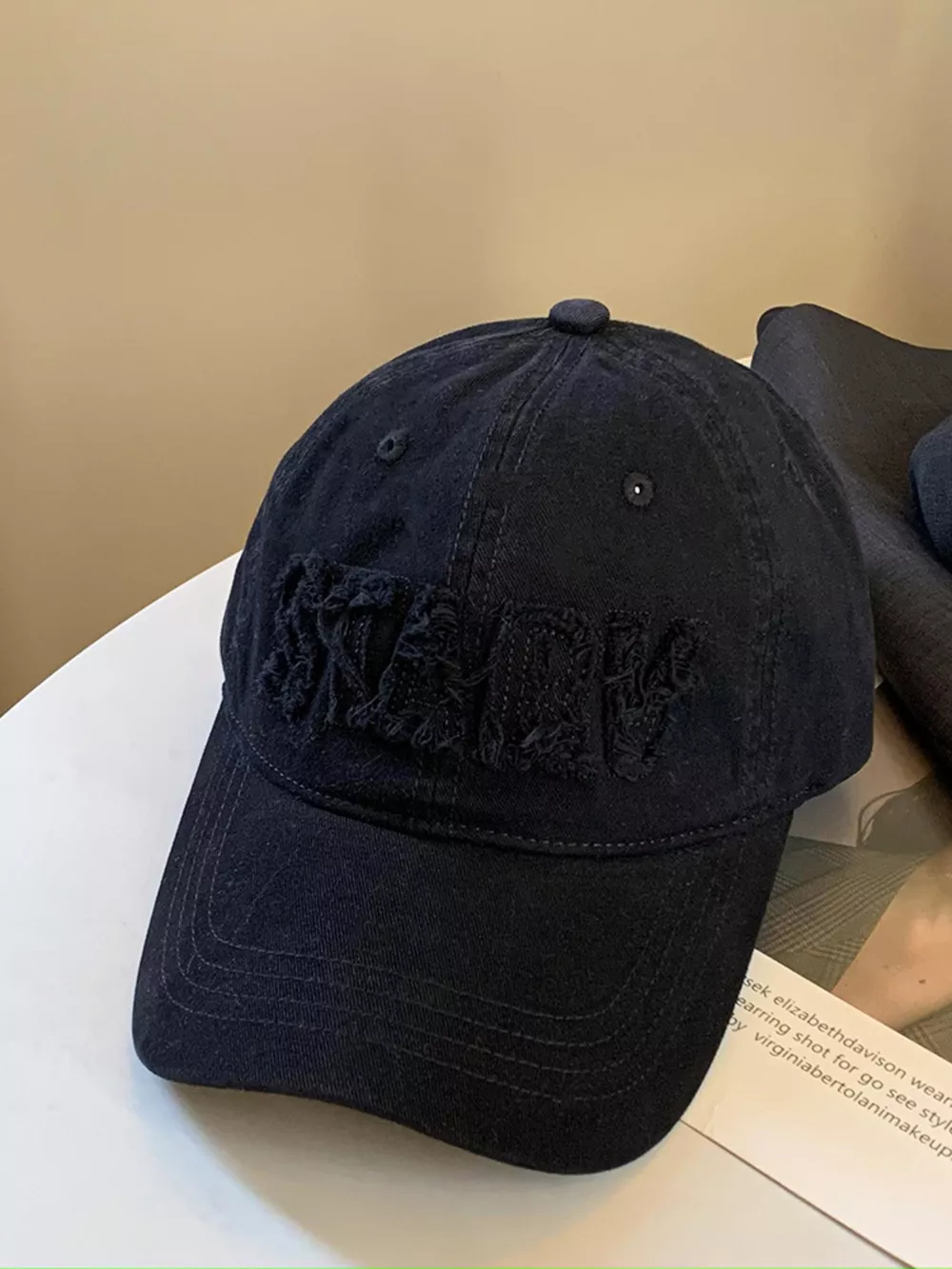 Frayed Letter Baseball Cap, image 3