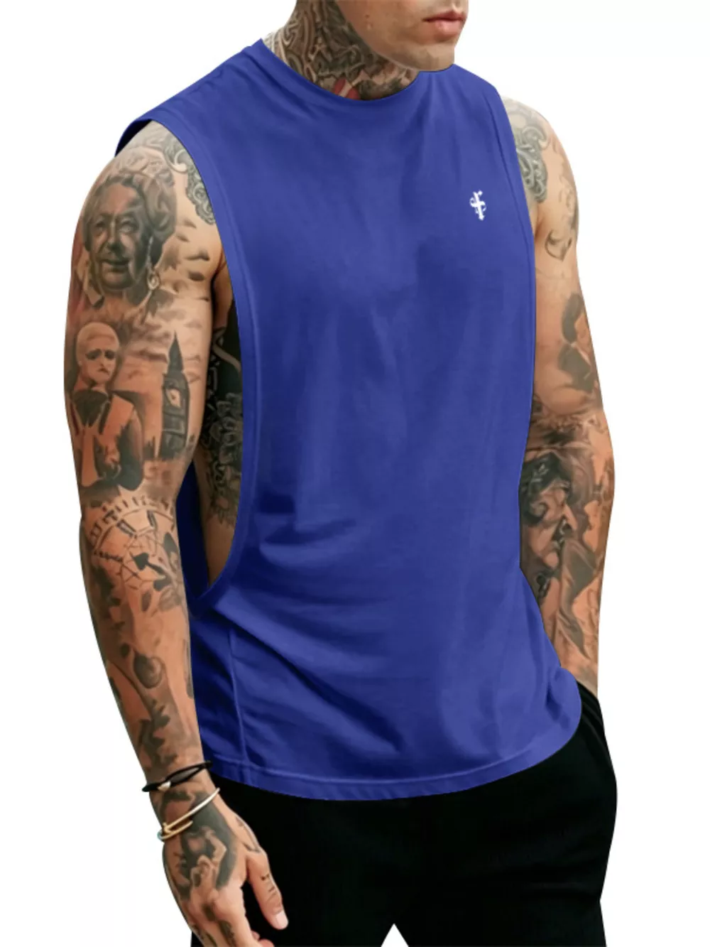 Men's Full Size Round Neck Tank Top Plus Size, image 8