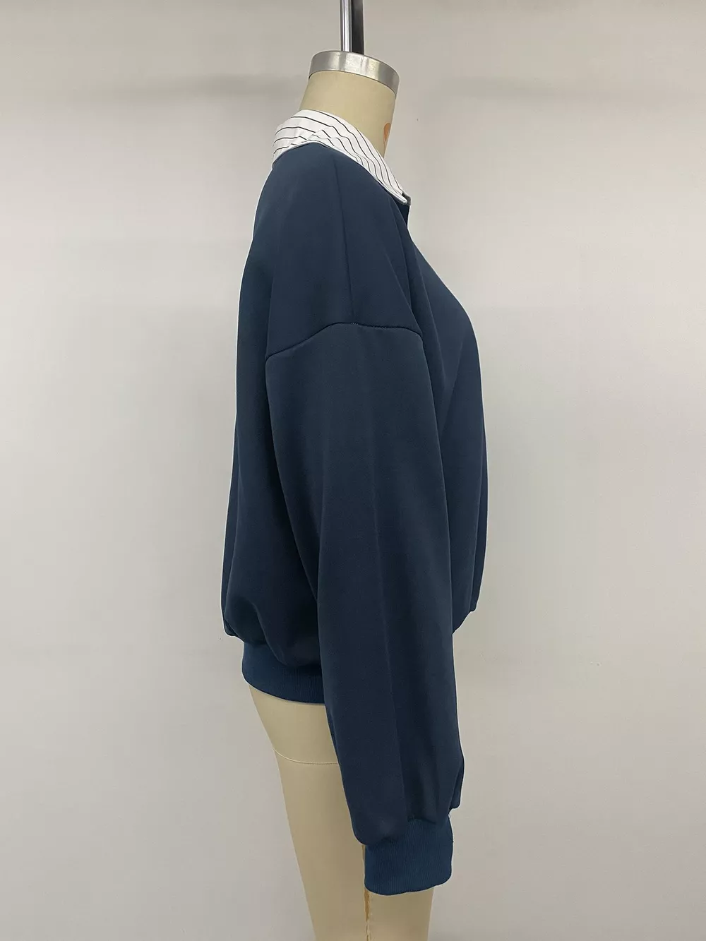 Button Detail Dropped Shoulder Sweatshirt, image 14