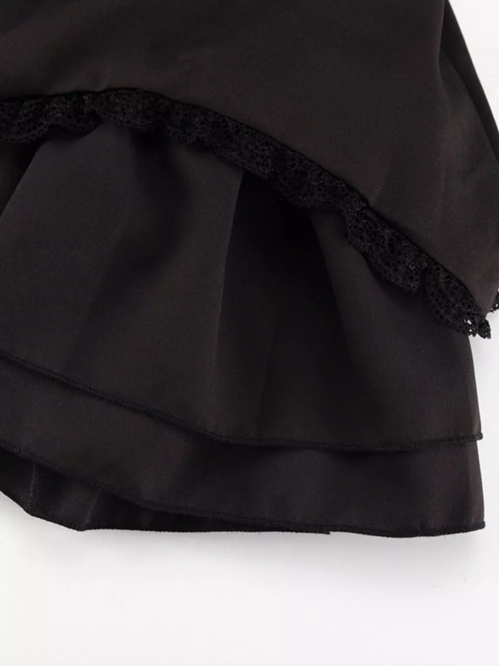 Tie-Shoulder Ruffled Mini Dress, image 14