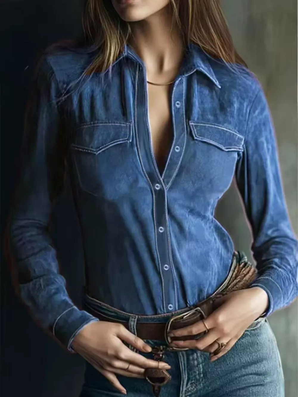 Suede Button-Down Shirt, image 15