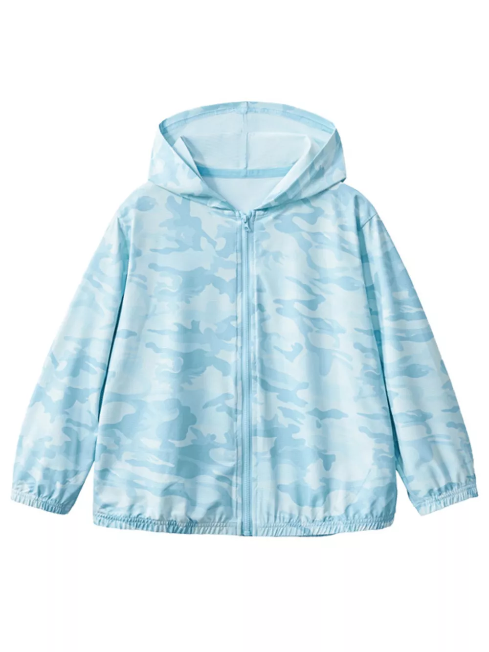 Children's Lightweight Camouflage Hooded Sun Protection Jacket, image 6
