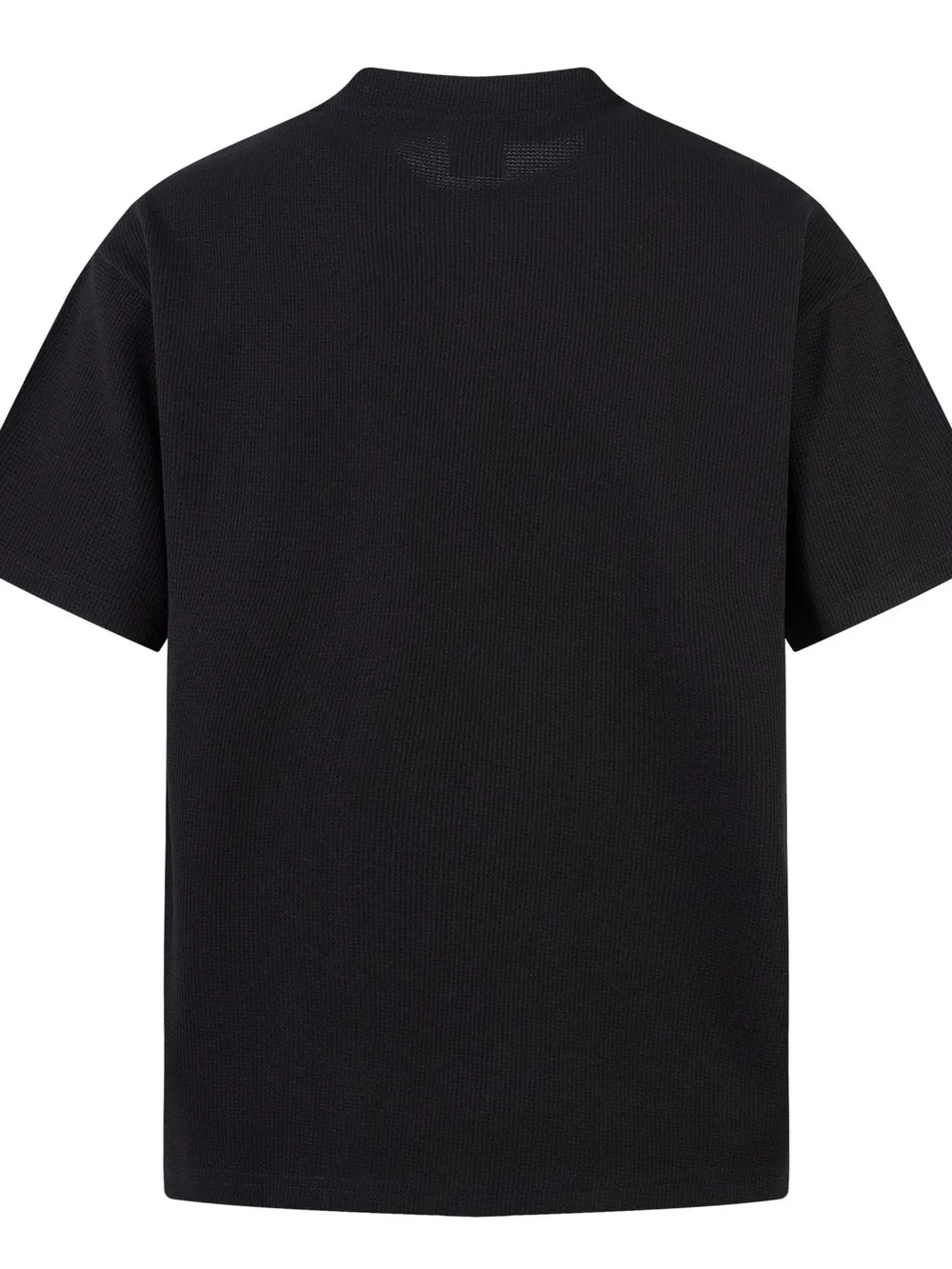 Men's Henley Structured Waffle-Knit T-Shirt, image 2