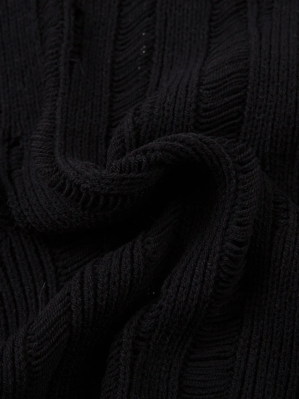 Men's Zip Up Openwork Cardigan, image 11