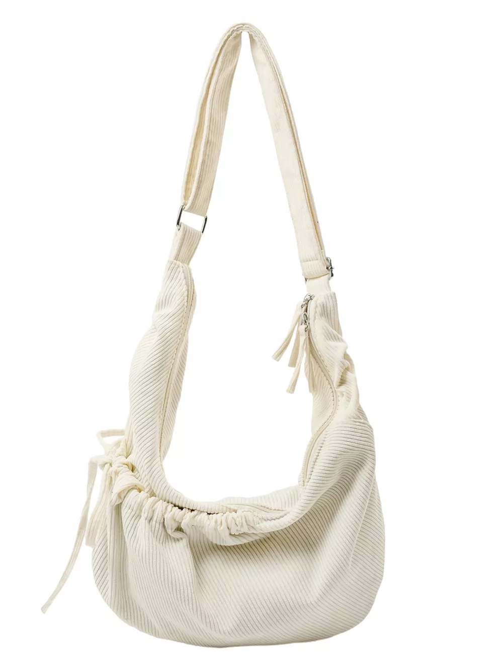 Corduroy Drawstring Crossbody Bag, image 11