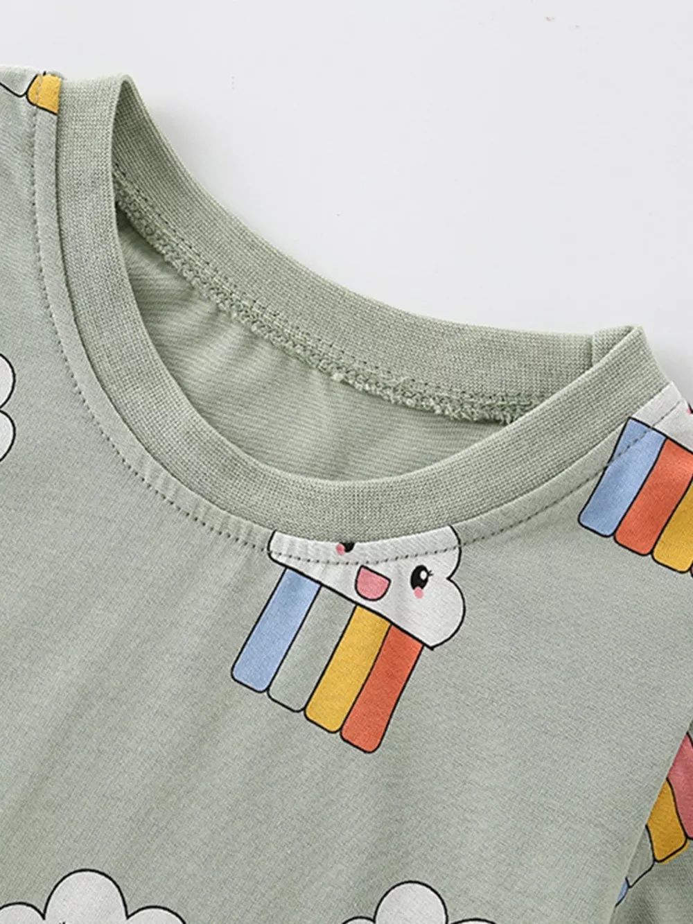 Children's Cloud Rainbow Print T-Shirt, image 3
