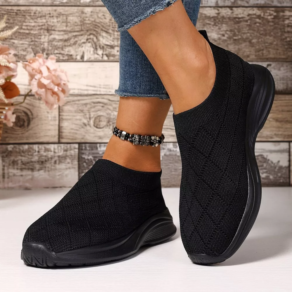 Breathable Mesh Round Toe Shoes, image 6