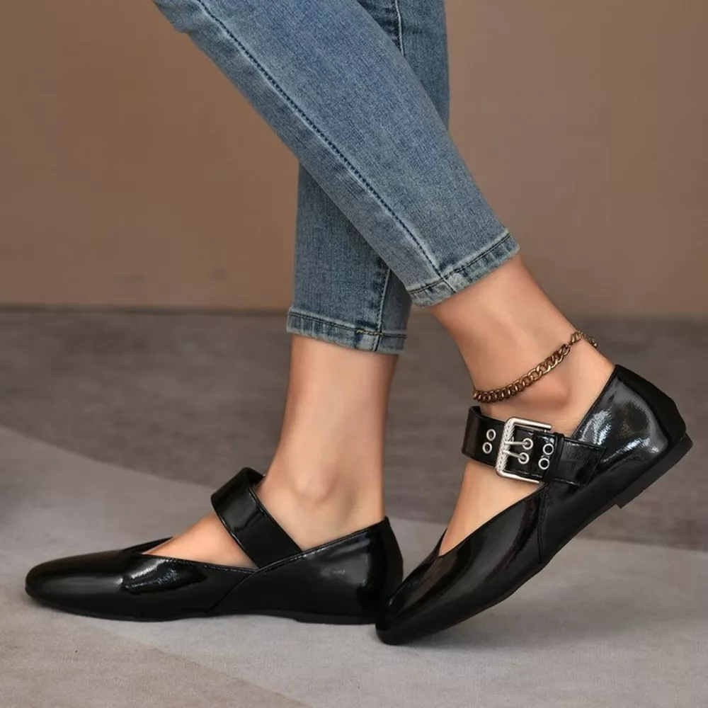 Round Toe Flats Loafers, image 2