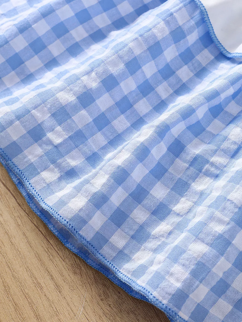 Children's Gingham Ruffle Trim Cami Top & Shorts Set, image 5
