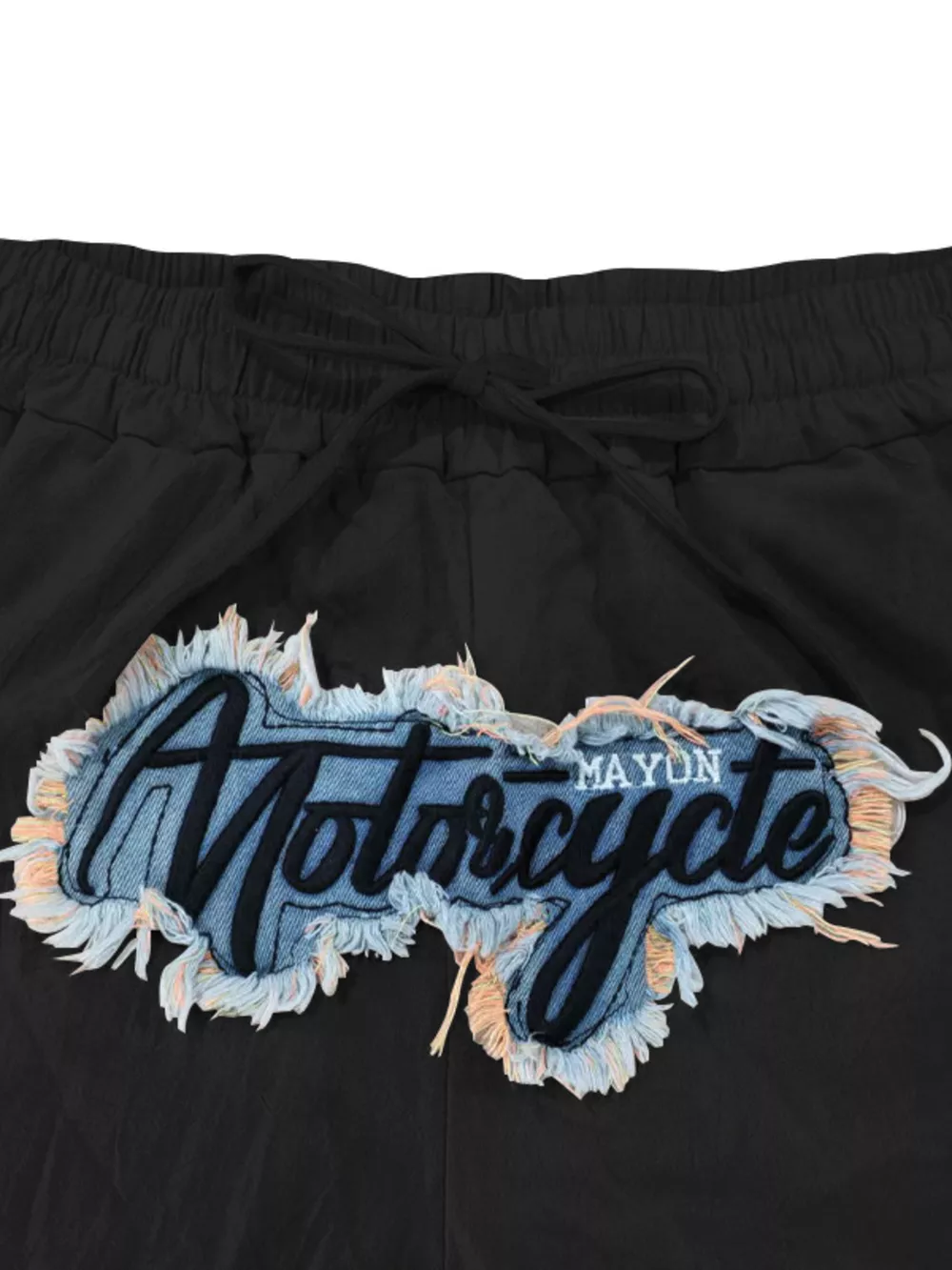 Men's Full Size Drawstring Letter Casual Pants Plus Size, image 3
