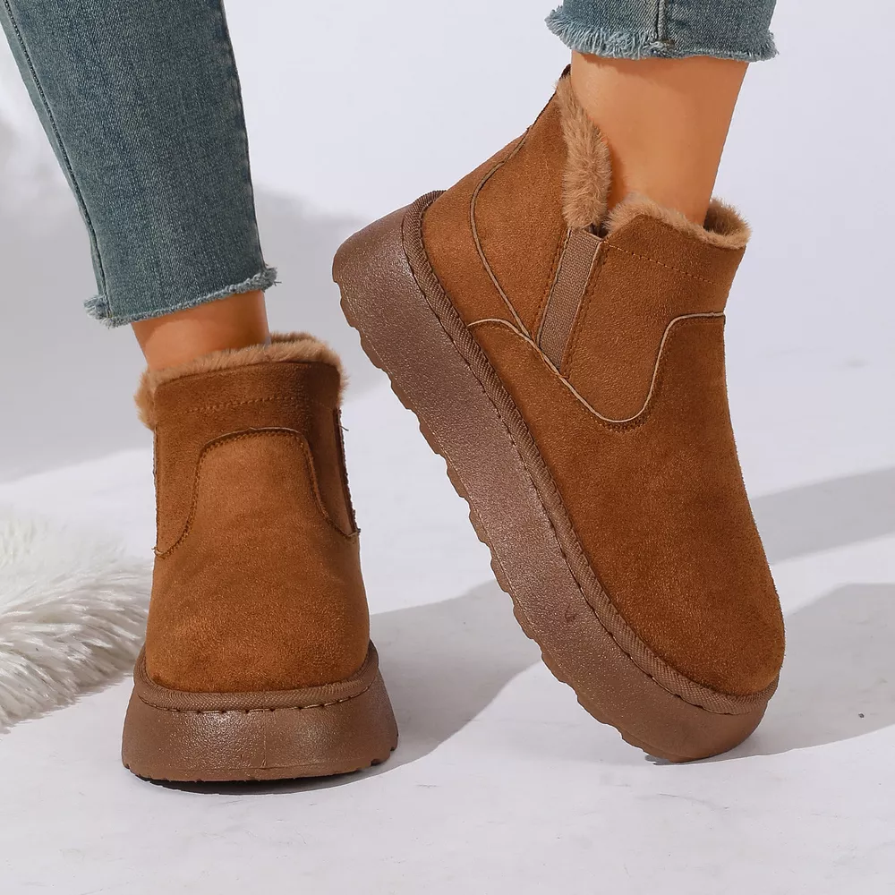 Round Toe Platform Boots, image 6