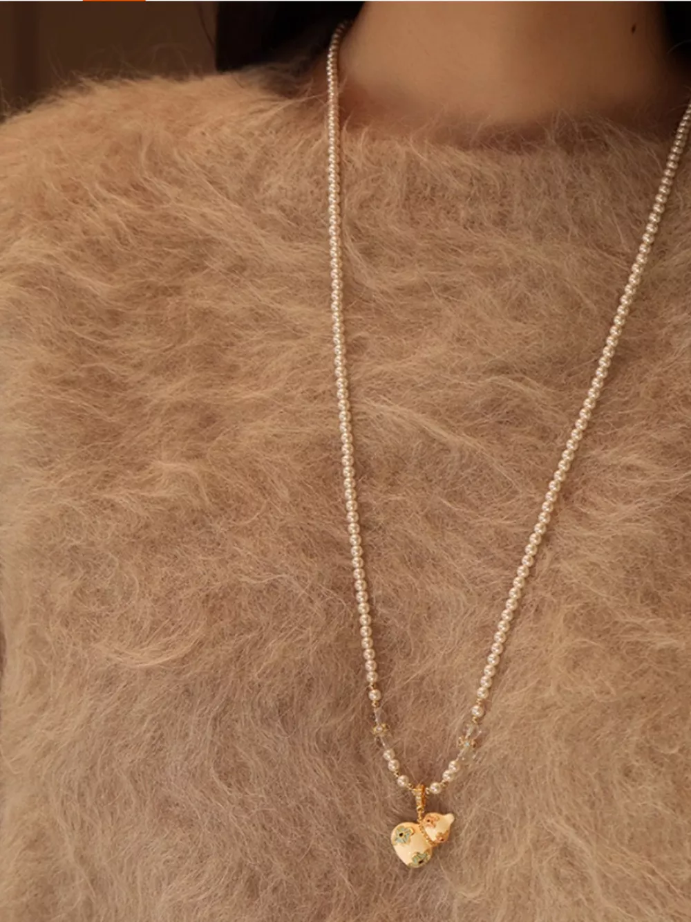18K Gold-Plated Gourd Pendant Necklace, image 4
