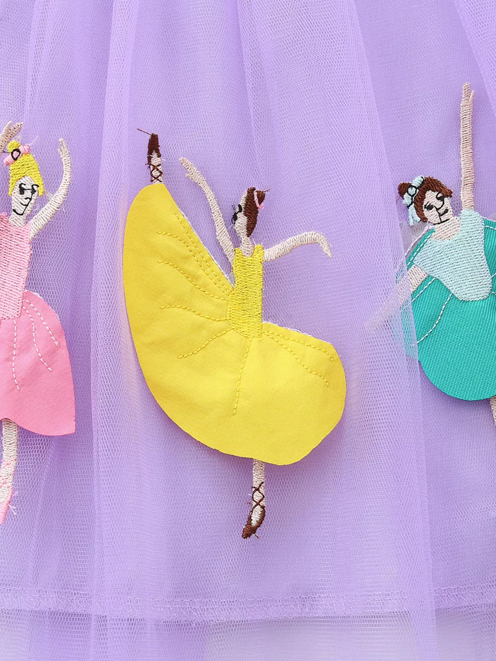Children's Ballet Dancer Embroidered Tulle Dress, image 4