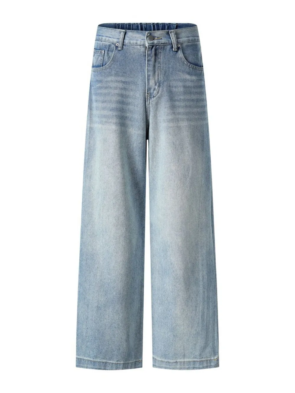 Men's High-Waist Wide Leg Relaxed Fit Jeans, image 3