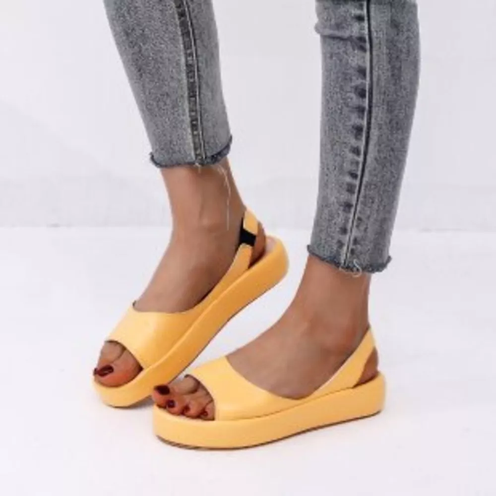 Peep Toe Platform Sandals, image 3