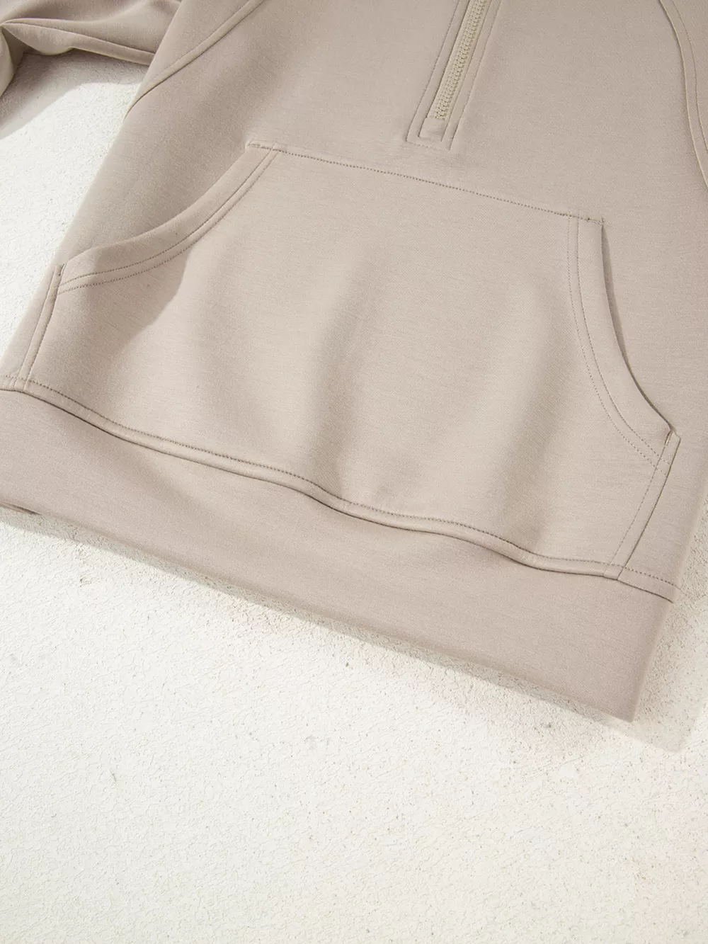 Half Zip Long Sleeve Hoodie and Pants 2pcs Outfit, image 13