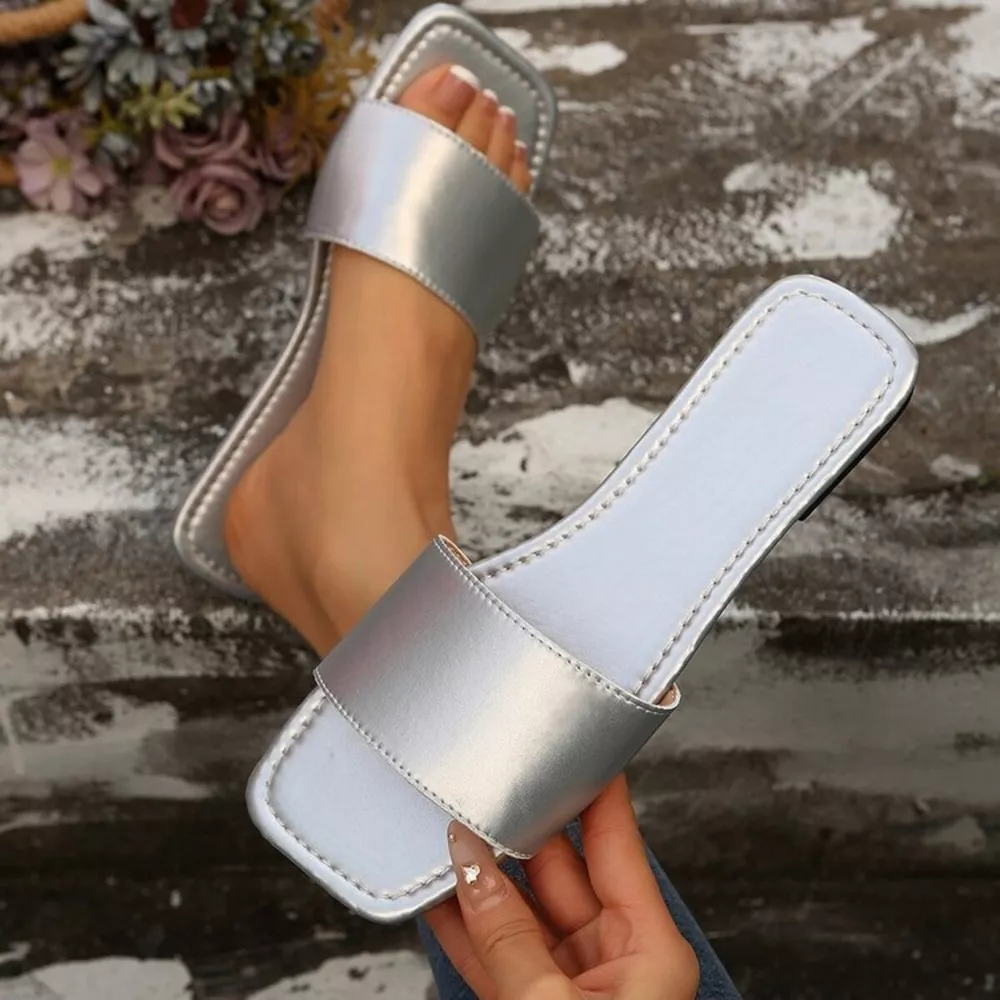 Open Toe Flats Sandals, image 8