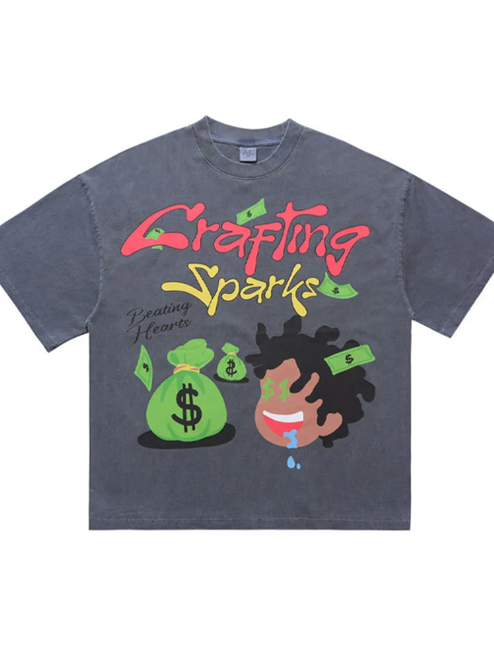 Men's Graphic Vintage Washed T-Shirt, image 6