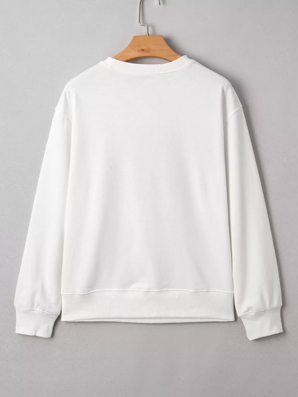 FOOTBALL 3D Letter Graphic Crew Neck Sweatshirt, image 7