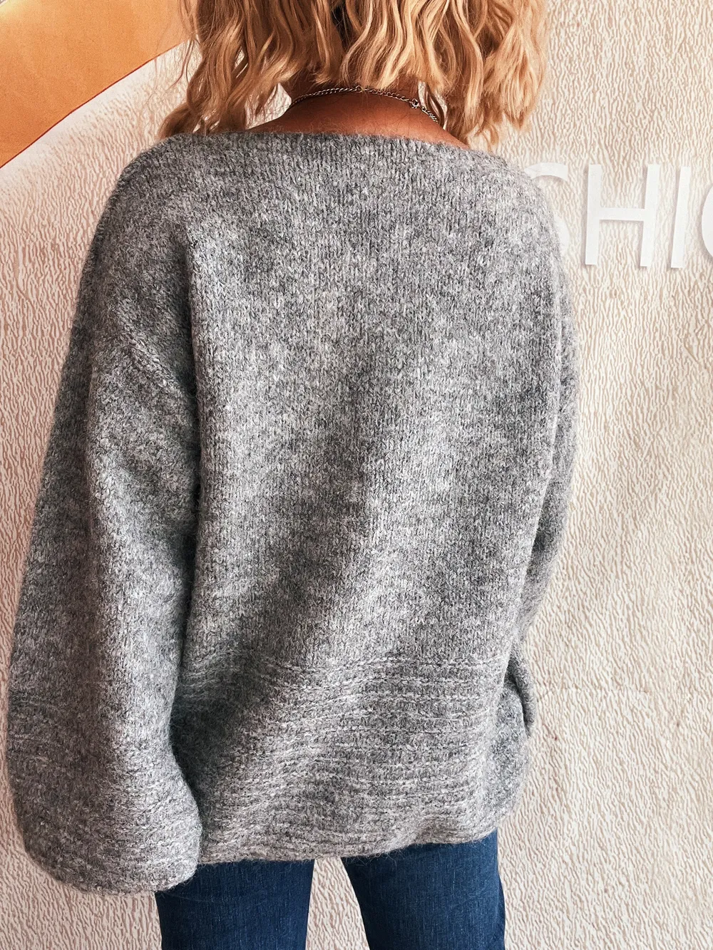 Relaxed Fit Round Neck Sweater, image 18