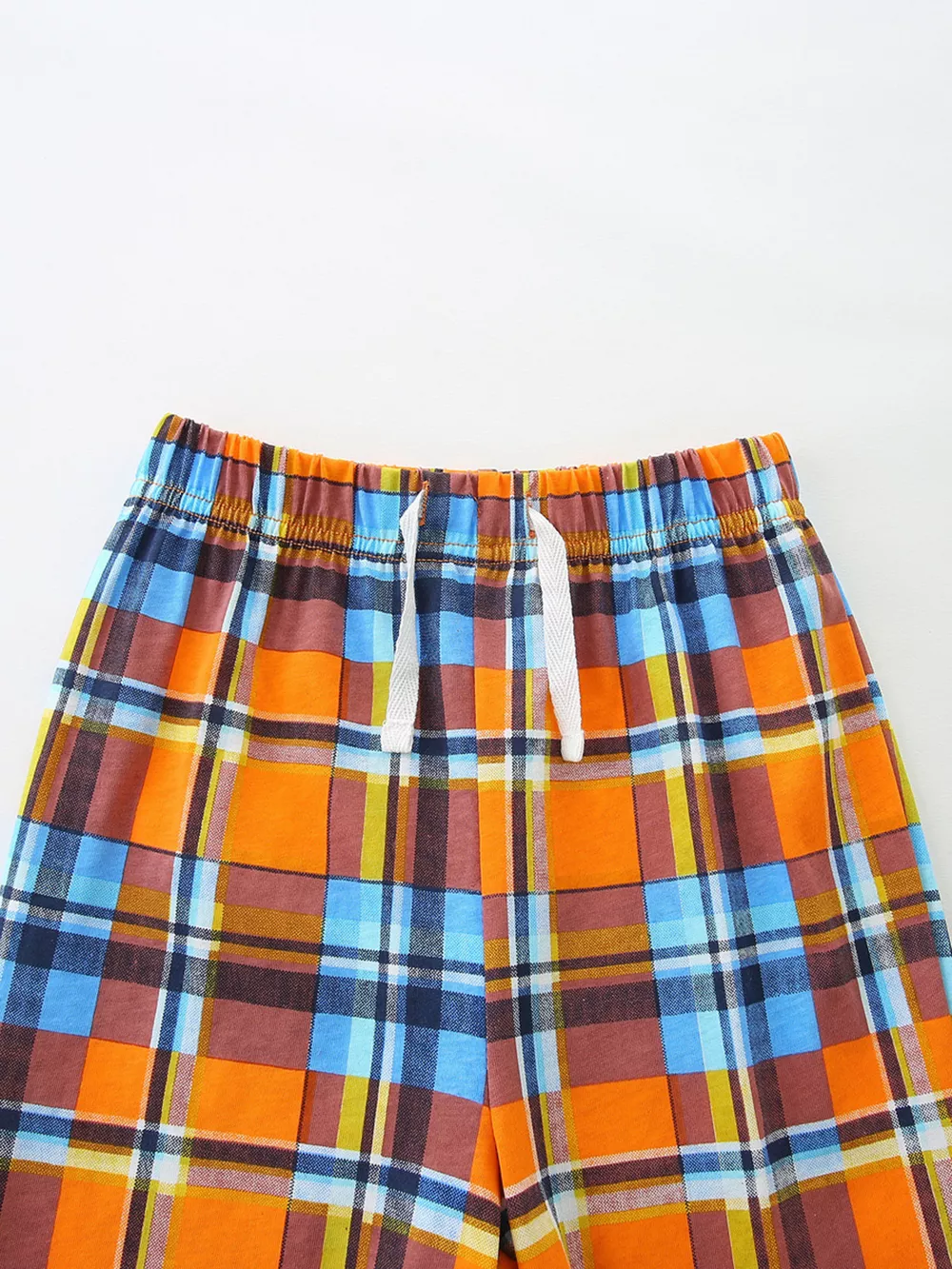 Children's Animal Print Tee & Plaid Shorts Set, image 5