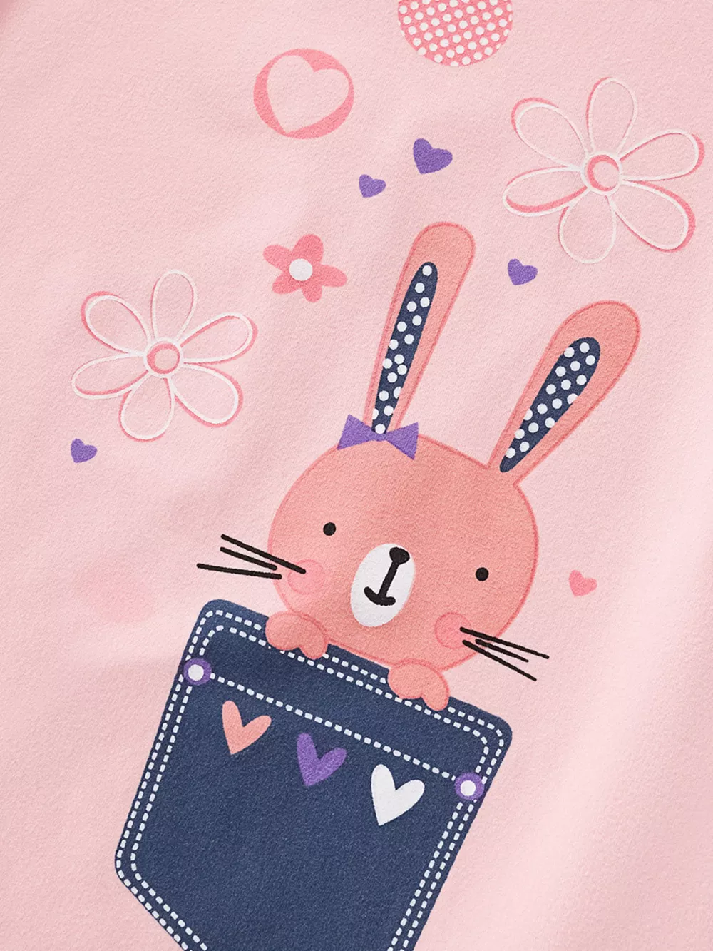 Children's Bunny Graphic Short Sleeve Tee, image 4