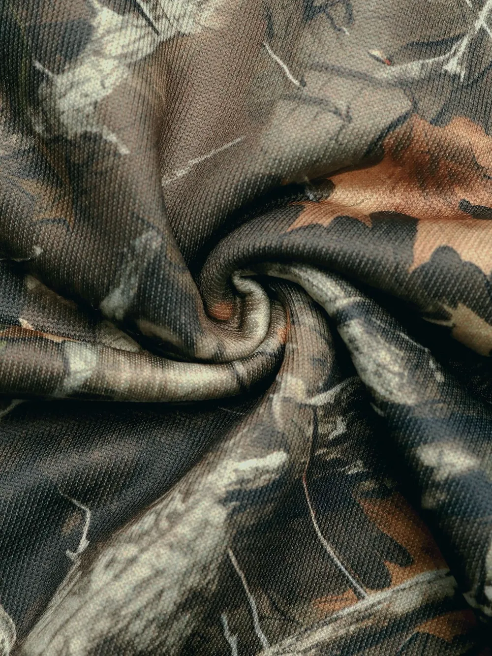 Printed Kangaroo Pocket Long Sleeve Sweatshirt, image 9