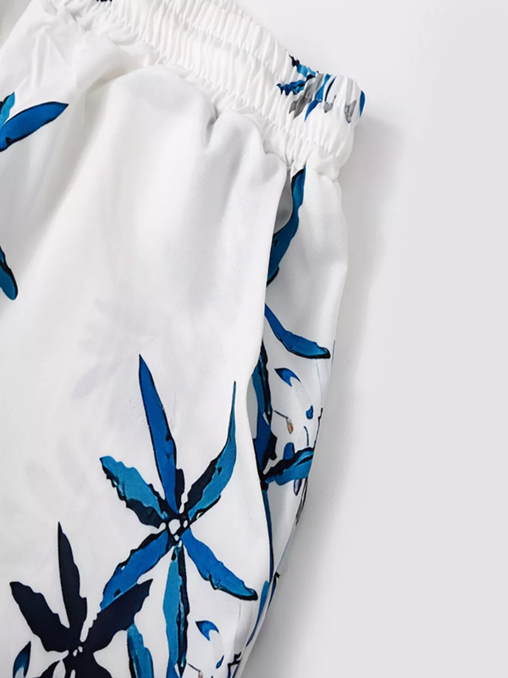 Men's Full Size Tropical Print Short Sleeve Shirt and Shorts Set Plus Size, image 8