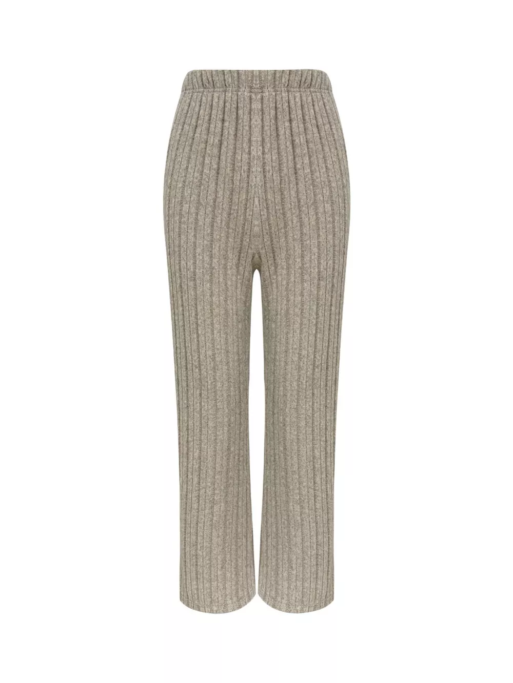 Plus Size Ribbed Knit Button-Front Top and Pants Set, image 13
