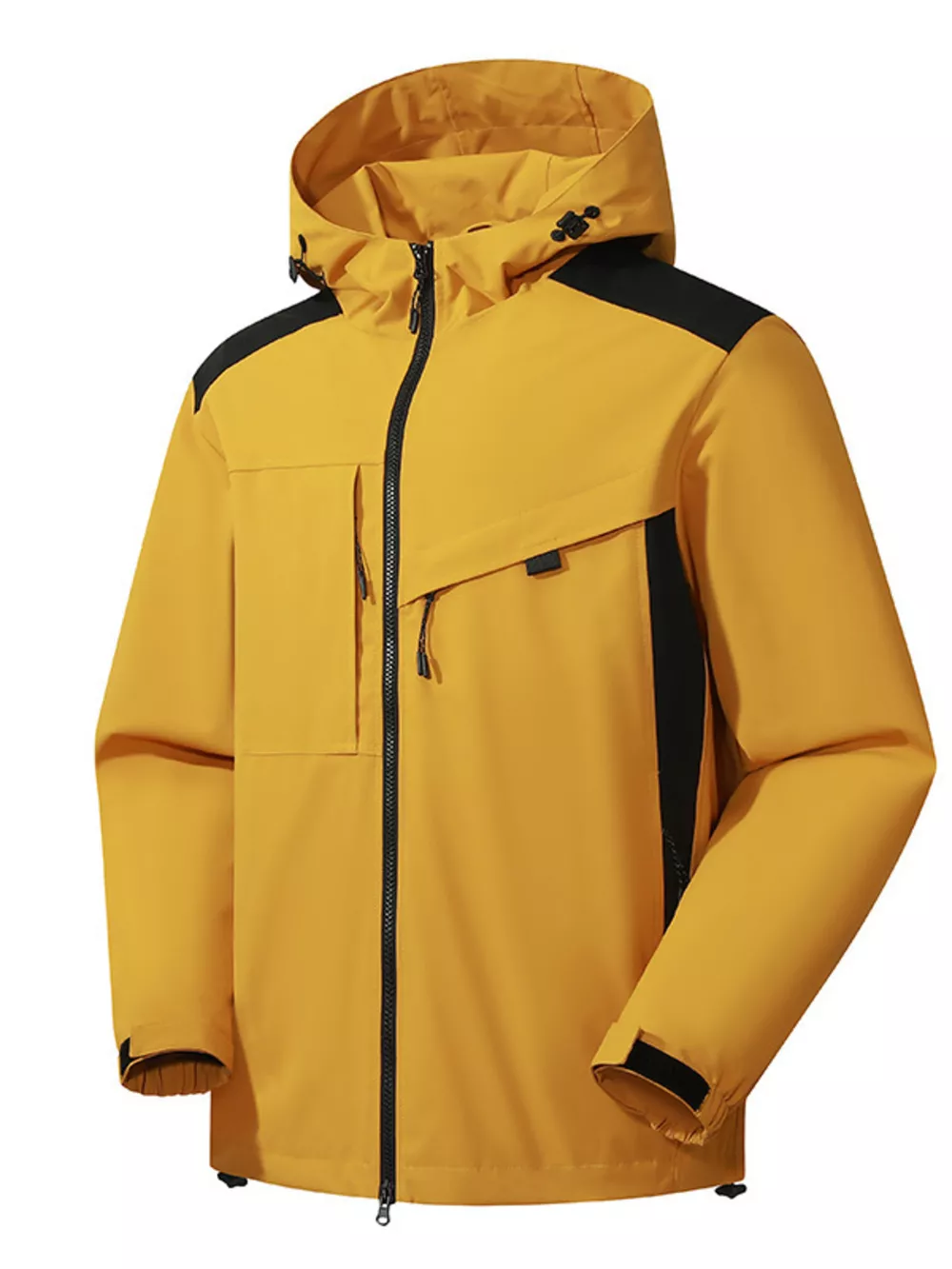 Men's Full Size Waterproof Hooded Zip Up Jacket Plus Size, image 11