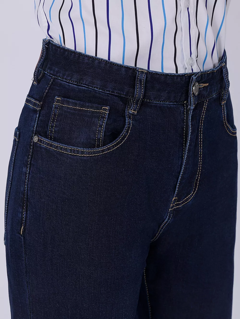 Men's Wash Straight-Leg Jeans, image 5