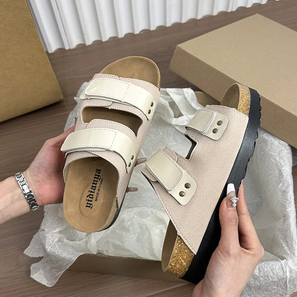 Double Buckle Platform Sandals, image 9