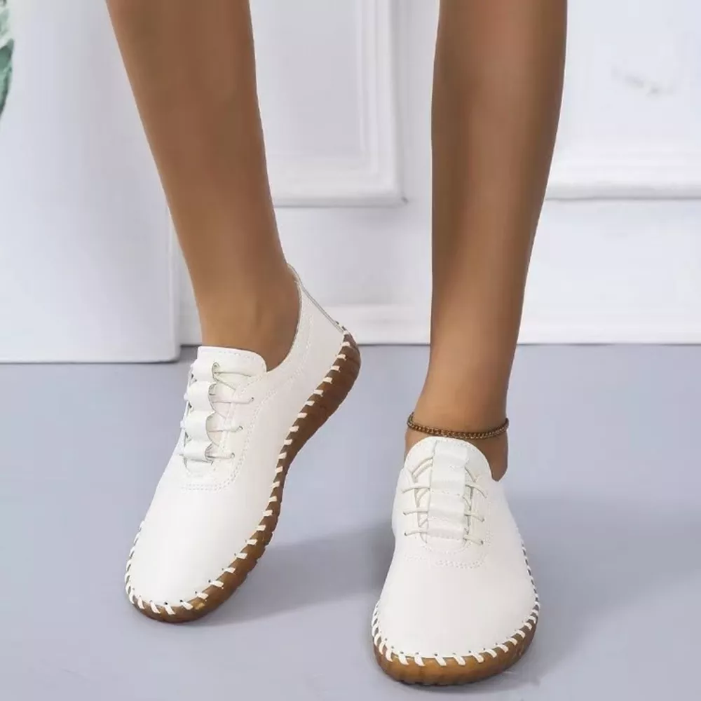 Round Toe Lace Up Sneakers, image 3