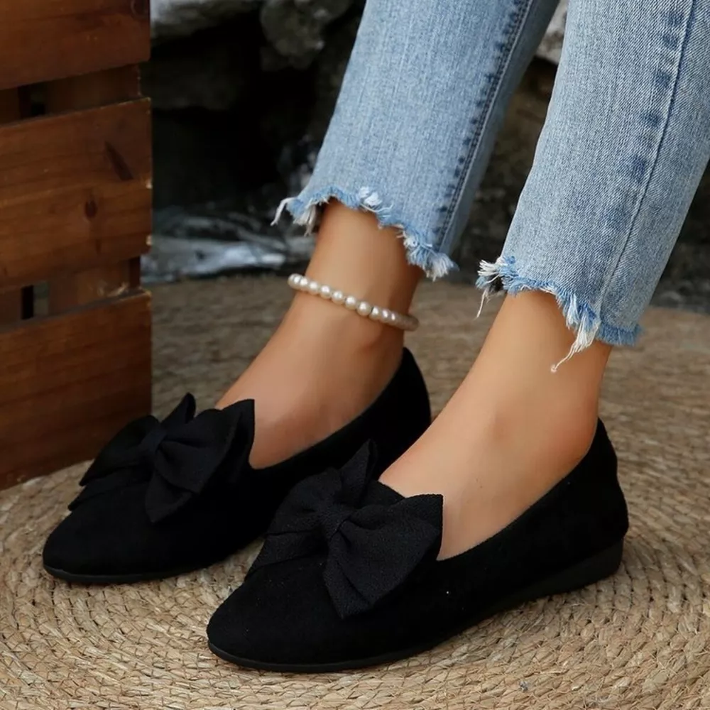 Bow Point Toe Slip-Ons, image 6