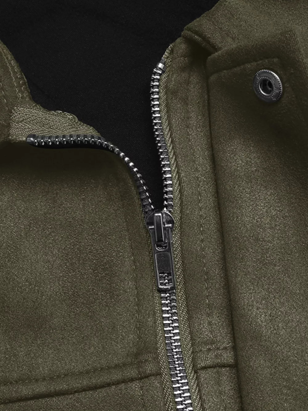 Zip Up Drop Shoulder Jacket, image 8