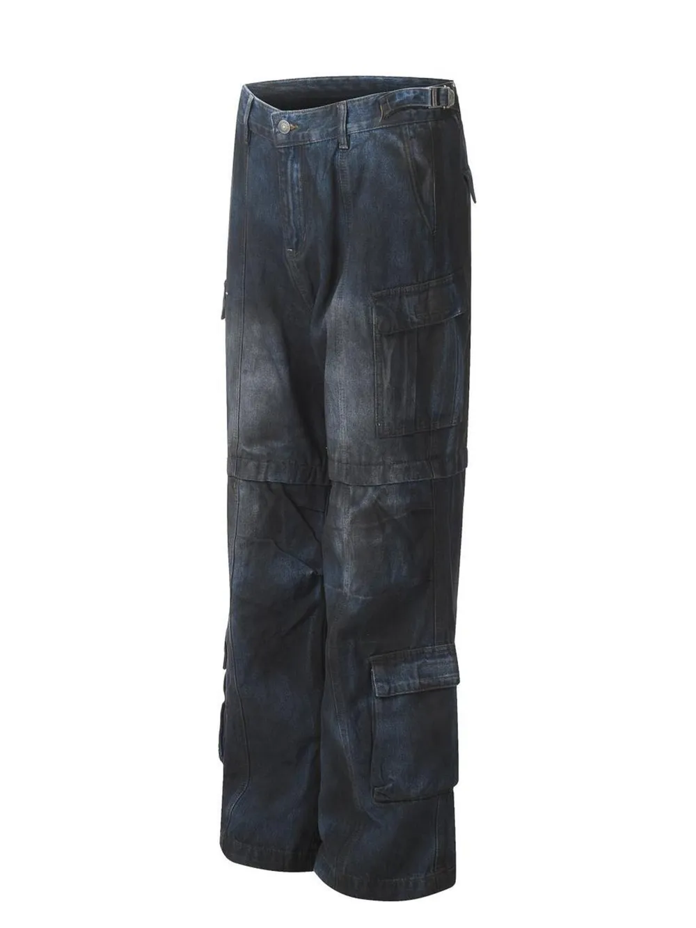 Men's Loose Fit Cargo Jeans, image 2