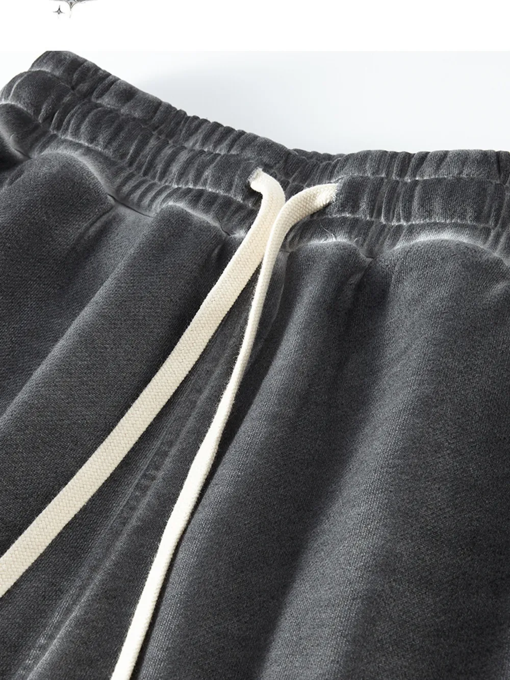 Men's Drawstring Washed Straight Sweatpants, image 18