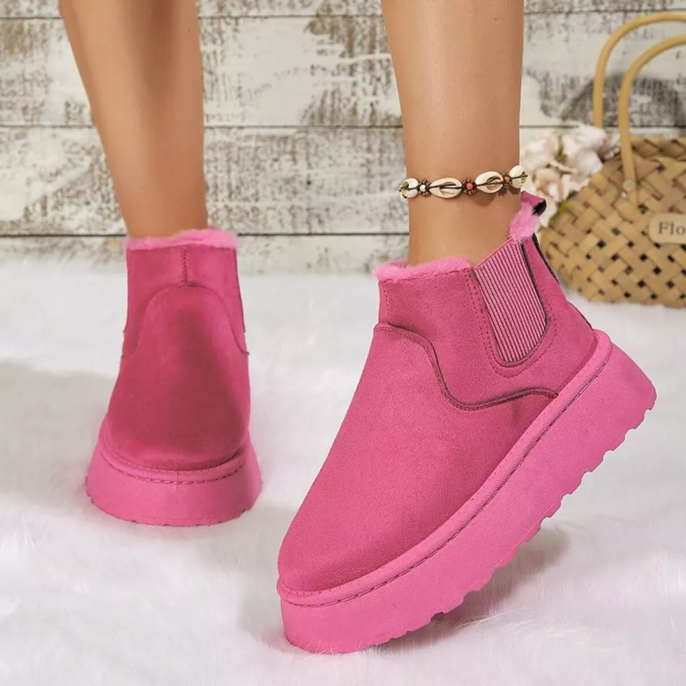 Round Toe Platform Ankle Boots, image 22