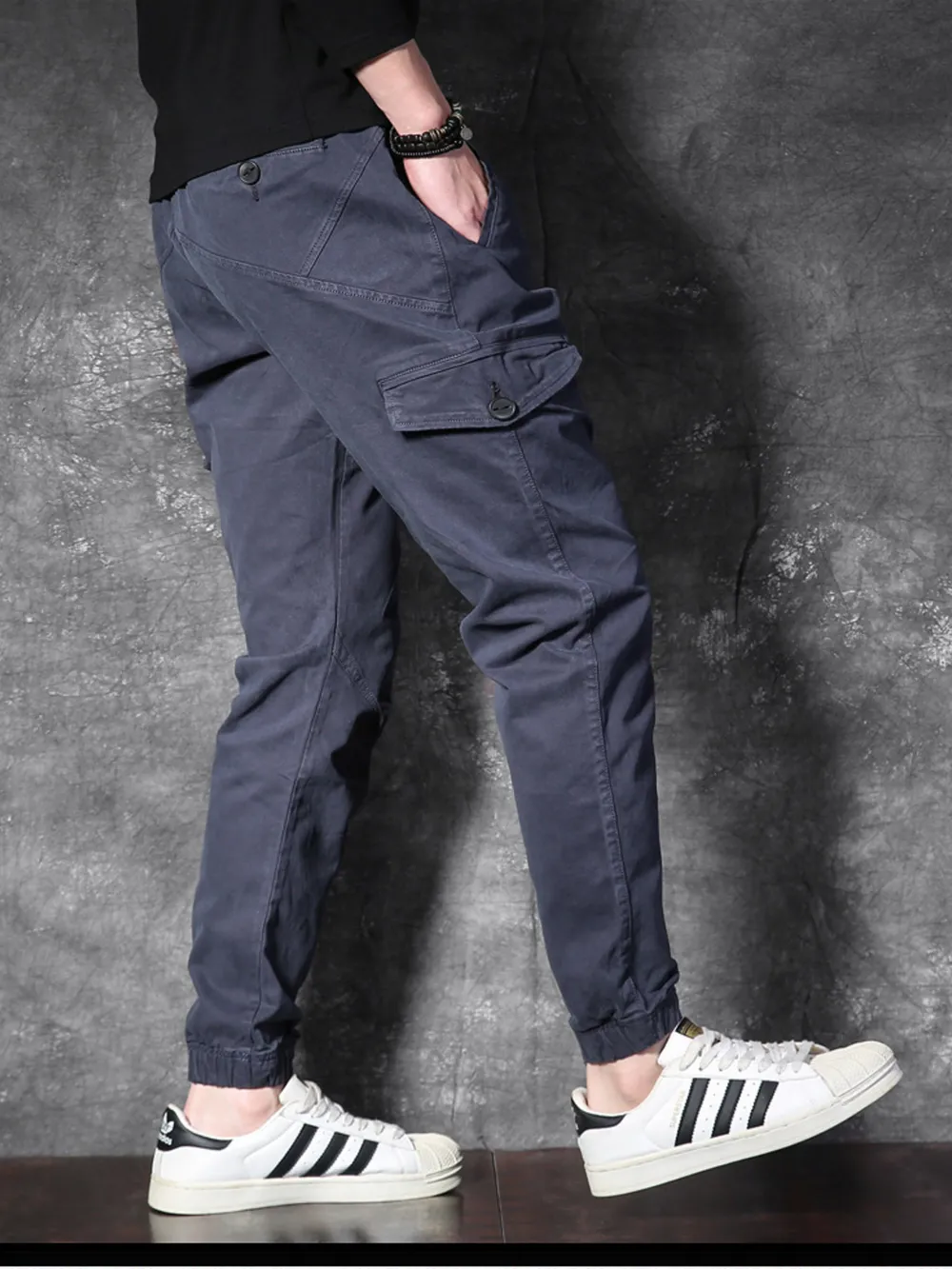 Men's Cargo Pants with Drawstring, image 16