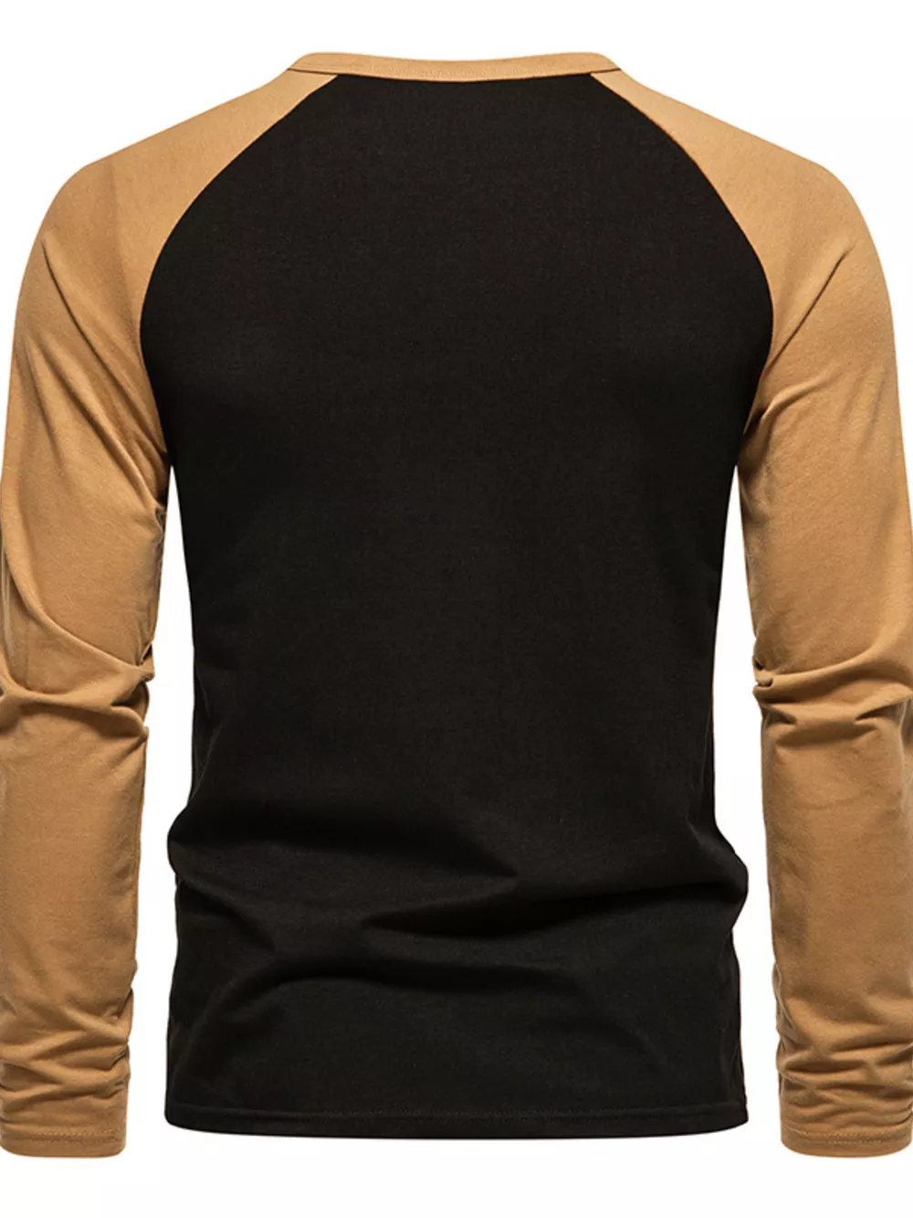 Men's Casual Henley Long Sleeve T-Shirt, image 9