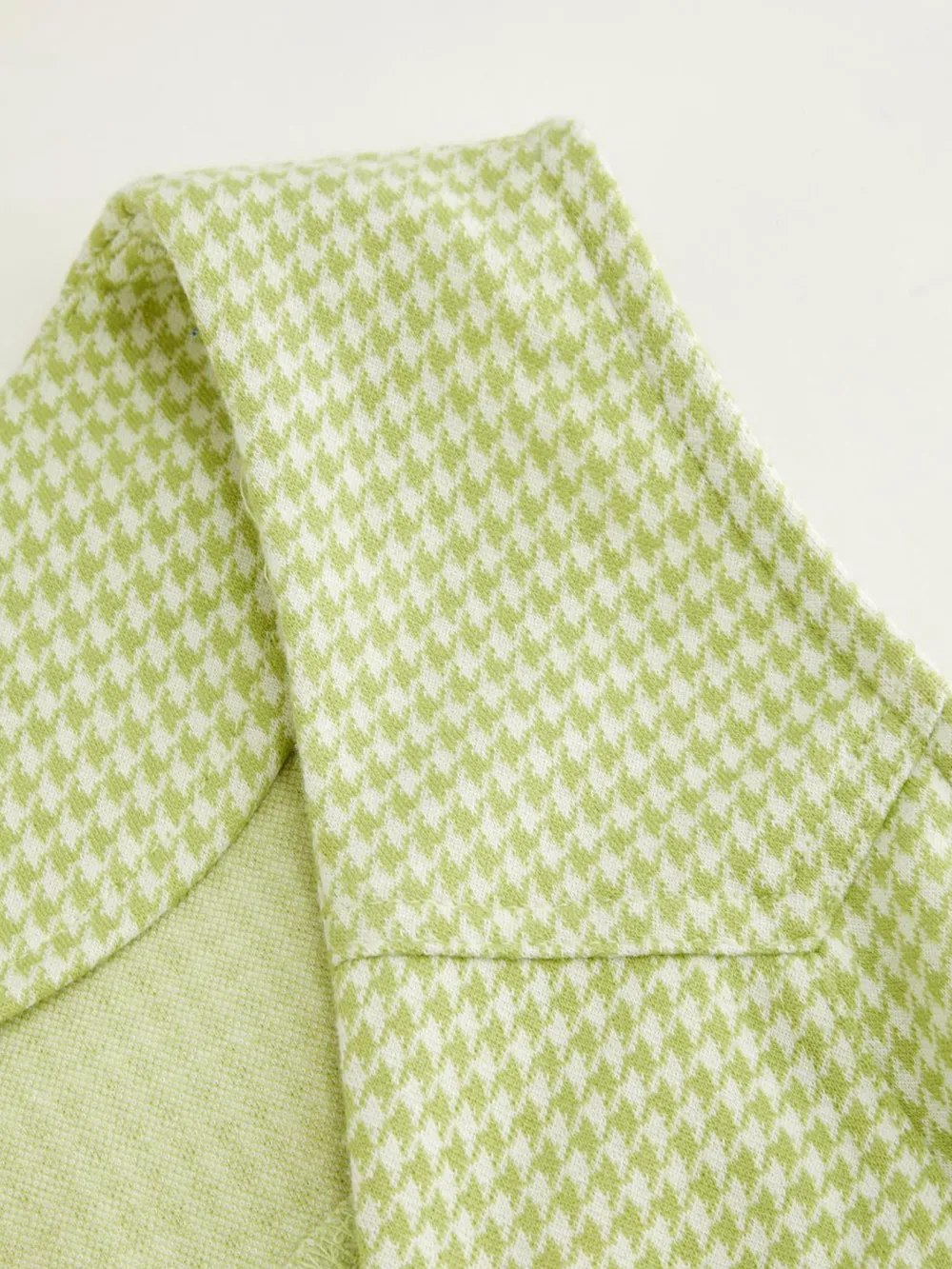 Gingham Button-Front A-Line Mini Dress, image 4