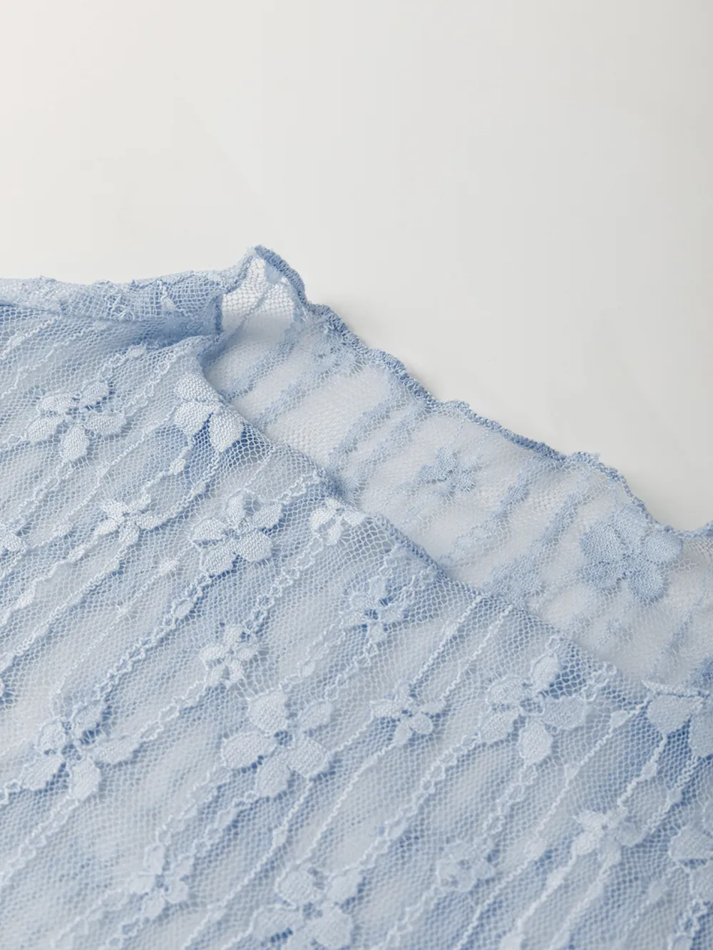 Lace See-Through Long Sleeve Blouse, image 16