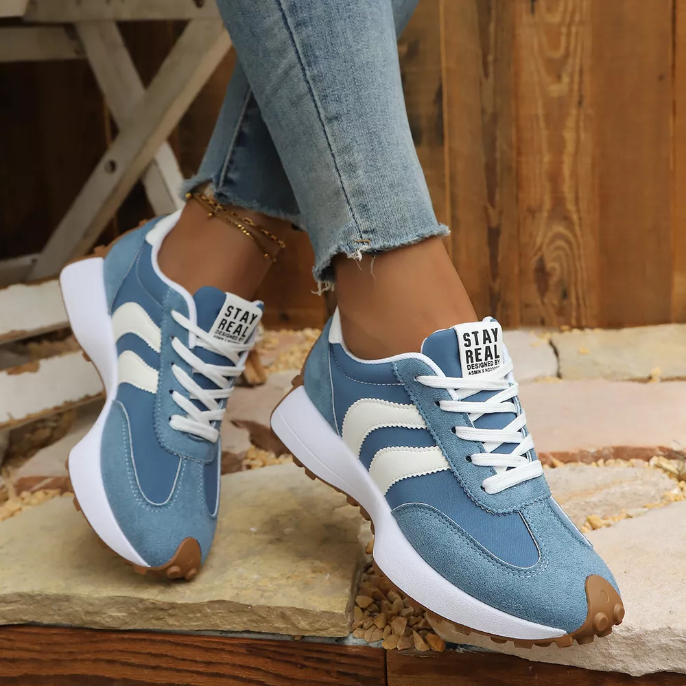 Round Toe Lace Up Sneakers, image 21