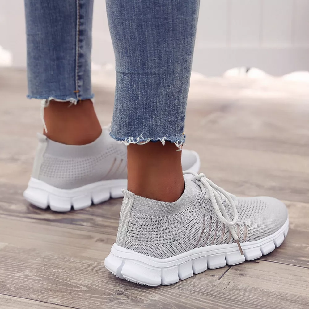 Breathable Mesh Lace-Up Athletic, image 6