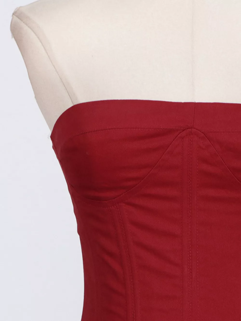 Ruffled Hem Tube Mini Dress, image 6